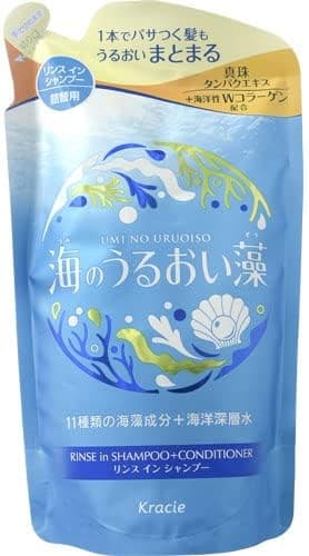 Kracie Umino Uruoisou Moisturizing Care Rinse In Shampoo Refill 380ml