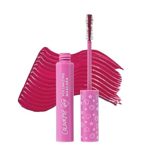 ColourPop BFF Mascara Volumizing Lifting Lengthening Mascara Buildable Black Mascara with a Twisted Nylon Fiber Brush Cruelty Free Eye Makeup Pink Inc 24 fl oz
