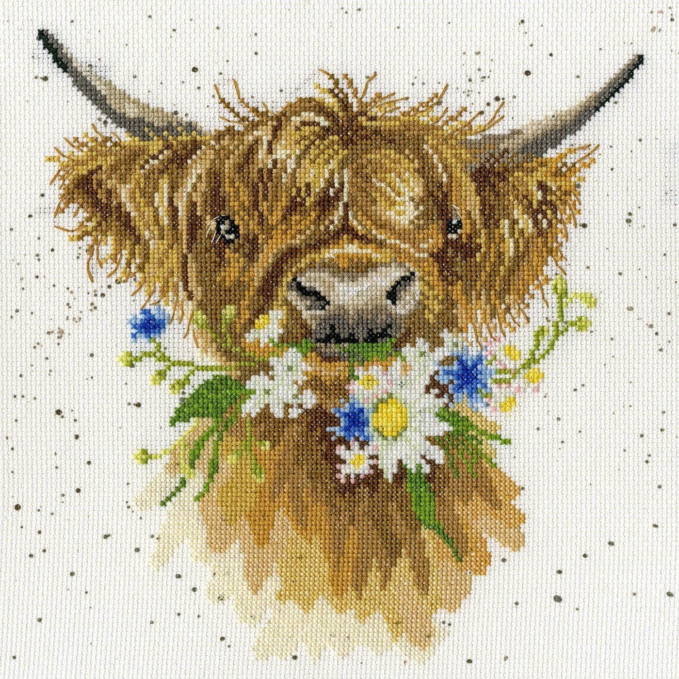 Bothy Threads Cross Stitch Kit Wrendale Designs Daisy Coo