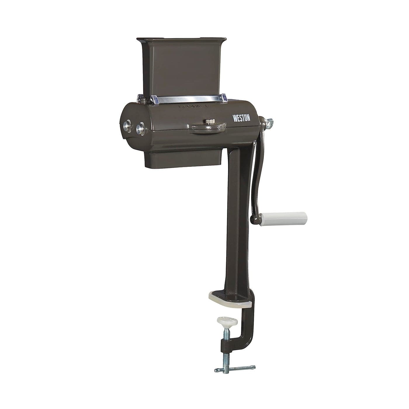 Weston Manual Support Beef Jerky Slicer Quick and Easy Operation For Cuts Up To 5 Wide x 125 Thick Durable Aluminum Construction Stainless Steel Blades Charcoal Gray 073801WA