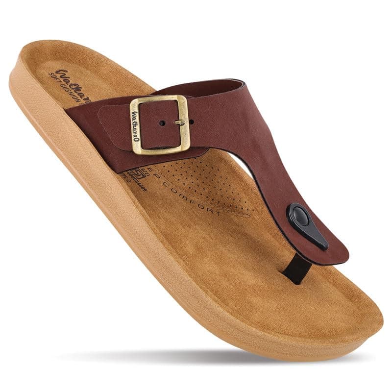 WALKAROO Men's Fashion Sandal with Cushion Insole and Lightweight for Casual Footwear - WGR53246 Brown