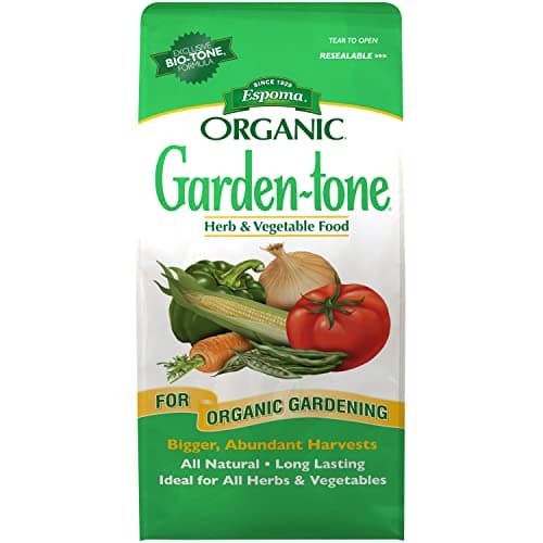 Espoma Organic GardenTone 344 Organic Fertilizer for Cool Warm Season Vegetables and Herbs Grow an Abundant Harvest of Nutritious and Flavorful Vegetables 4 lb Bag