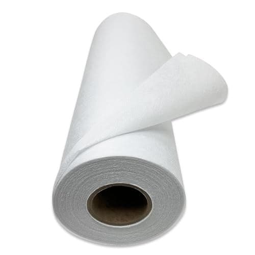 H.B.I. Lightweight Fusible Interfacing White Non-Woven—Fusible Interfacing for Sewing, Quilt Batting, Batting for Quilting, Fusible Fleece, Iron-On Interfacing for Sewing, 15" x 25 Yards