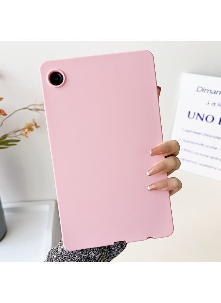 For Samsung Galaxy Tab A9 Case Rubberized TPU Tablet Cover Skin-friendly - Pink