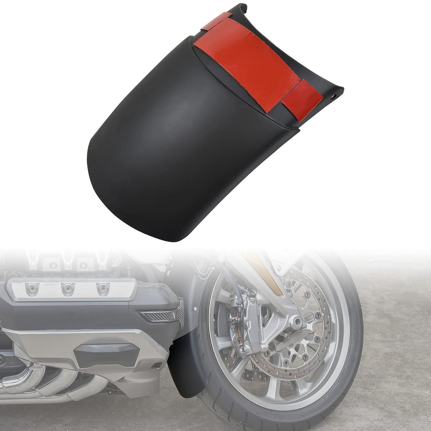 VEISUTOR Front Fender Extender Mudguard Extension for Gold Wing Extender Front Mudguard for Honda Goldwing GL1800 1800 2018 2019 2020 2021 2022 2023 2024 Accessories
