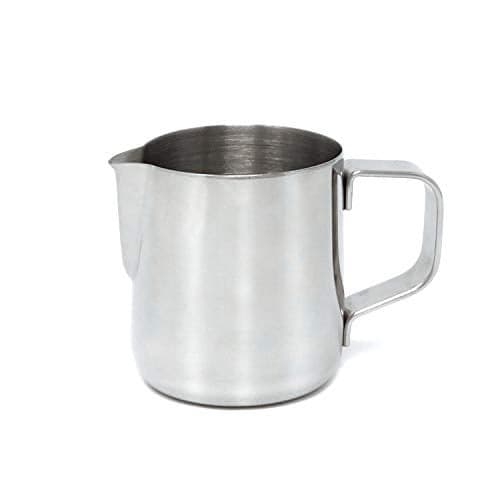 Honbay 1PCS Stainless Steel Milk Latte Frothing Pitcher Cup Jug Steaming Espresso Pitcher for Espresso Cappuccino Milk Cream Latte Coffee(5 Oz)