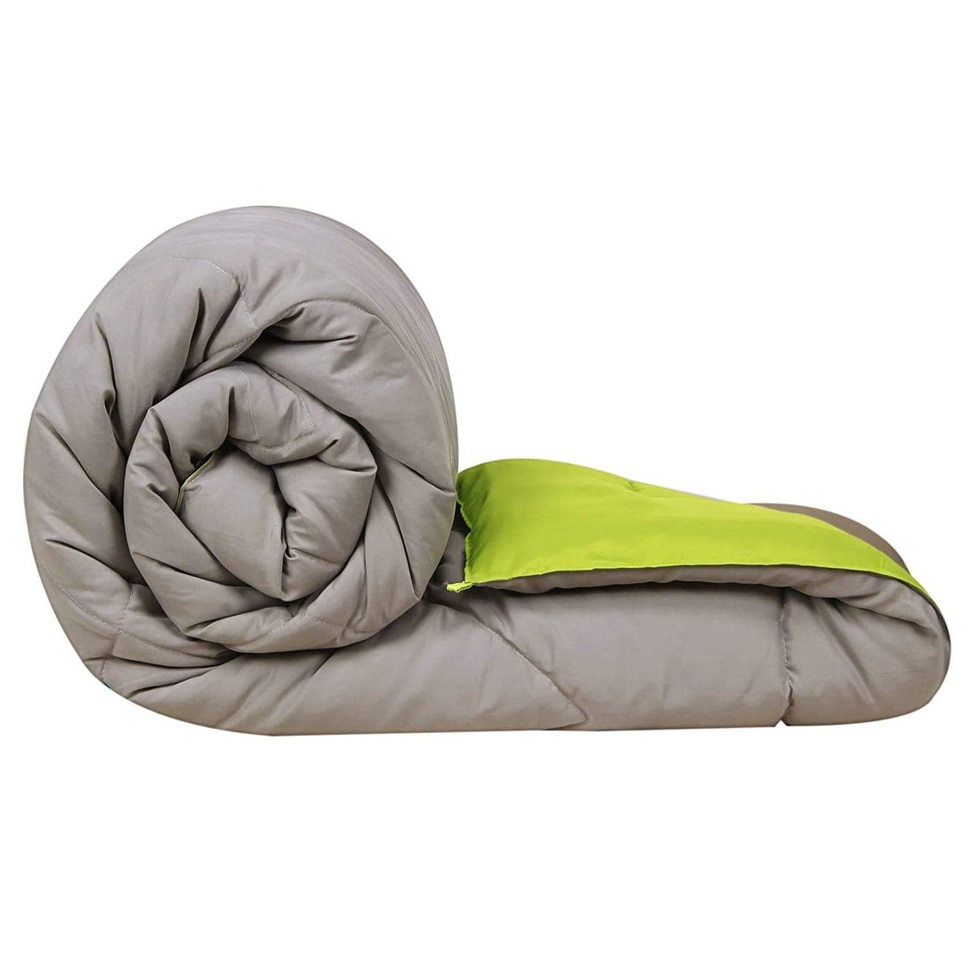 SVT Microfiber 200TC Comforter Double_Green Grey
