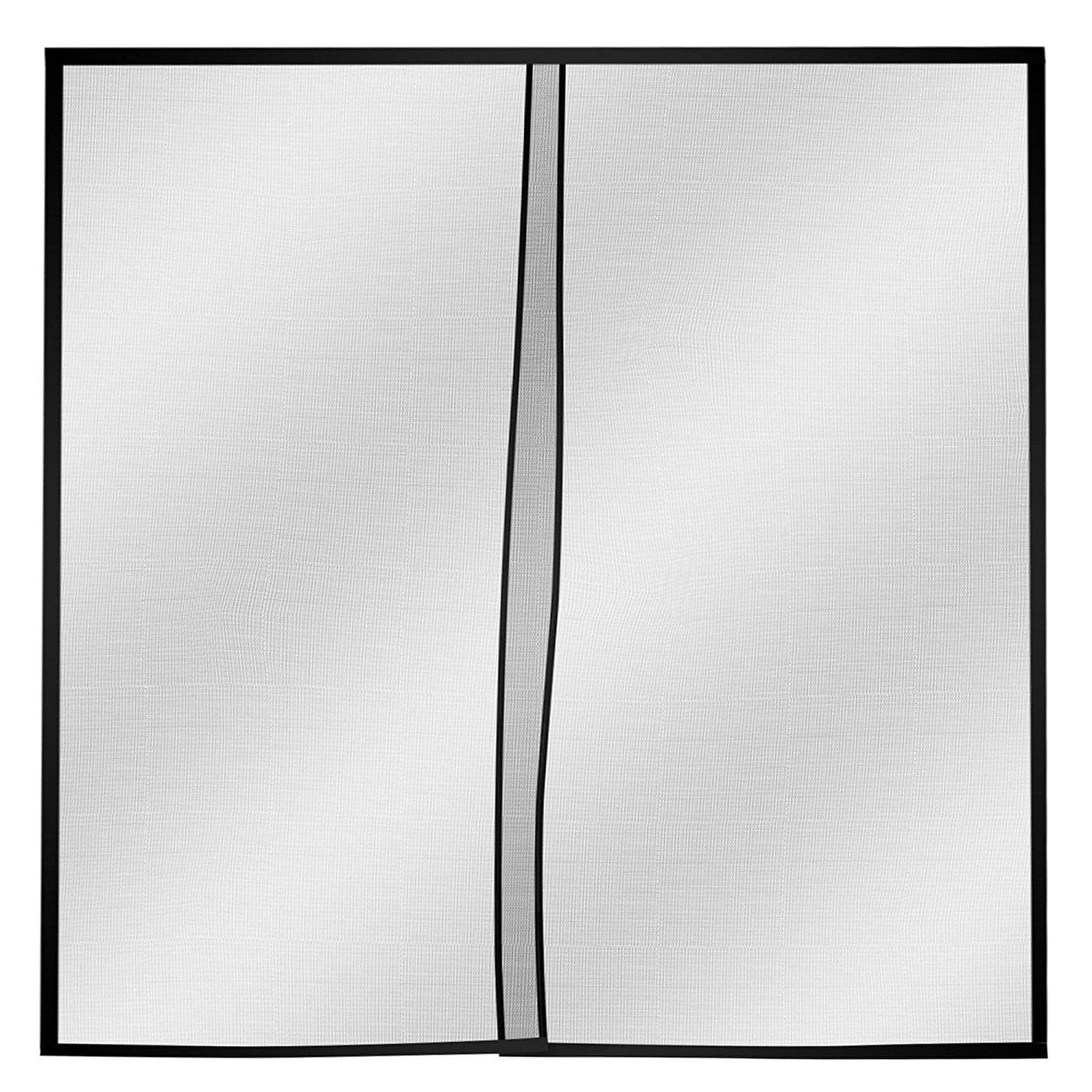 Pure Garden One Car Garage Door Screen – Heavy-Duty Weighted Mesh Curtain with Magnetic Closure for Mosquito, Insect, and Sun Protection