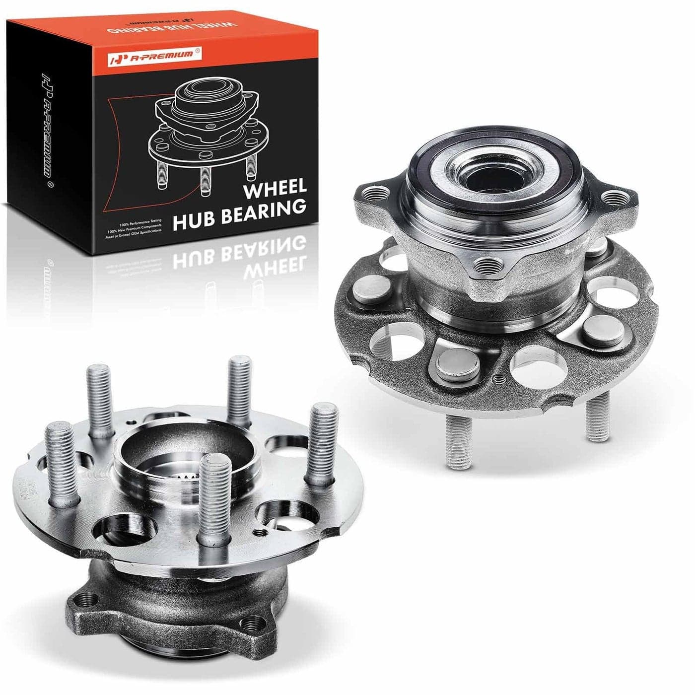 APremium 2 x Rear Wheel Bearing and Hub Assembly with 5Lug Compatible with Honda CRV 20122016 Acura RDX 20132015 AWD Only