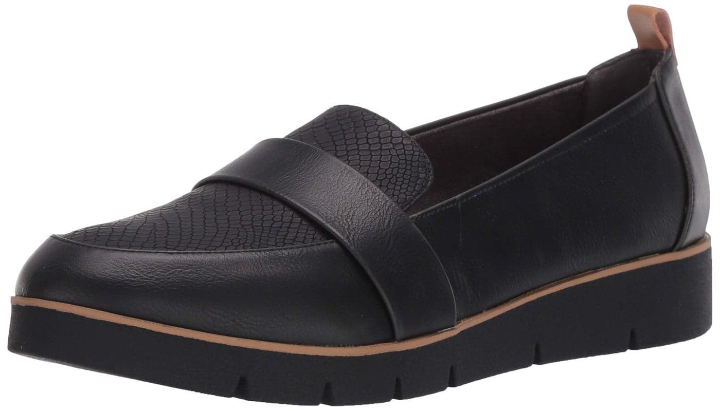 Dr. Scholl's Shoes Women's Webster Loafer, Black, 7.5 Wide US