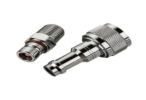Scepter 11553 Universal Quick Connect 1/4" NPT Male x 3/8" Barb Female Fuel Tank to Hose Connectors