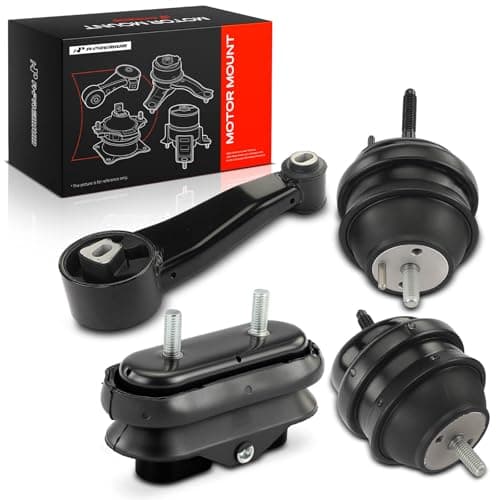 APremium 4PCS Engine Motor Mount and Transmission Mount and Torque Strut Mount Kit Compatible with Buick Lucerne 2006 2007 2008 38L Automatic Transmission Only Replace 15863998