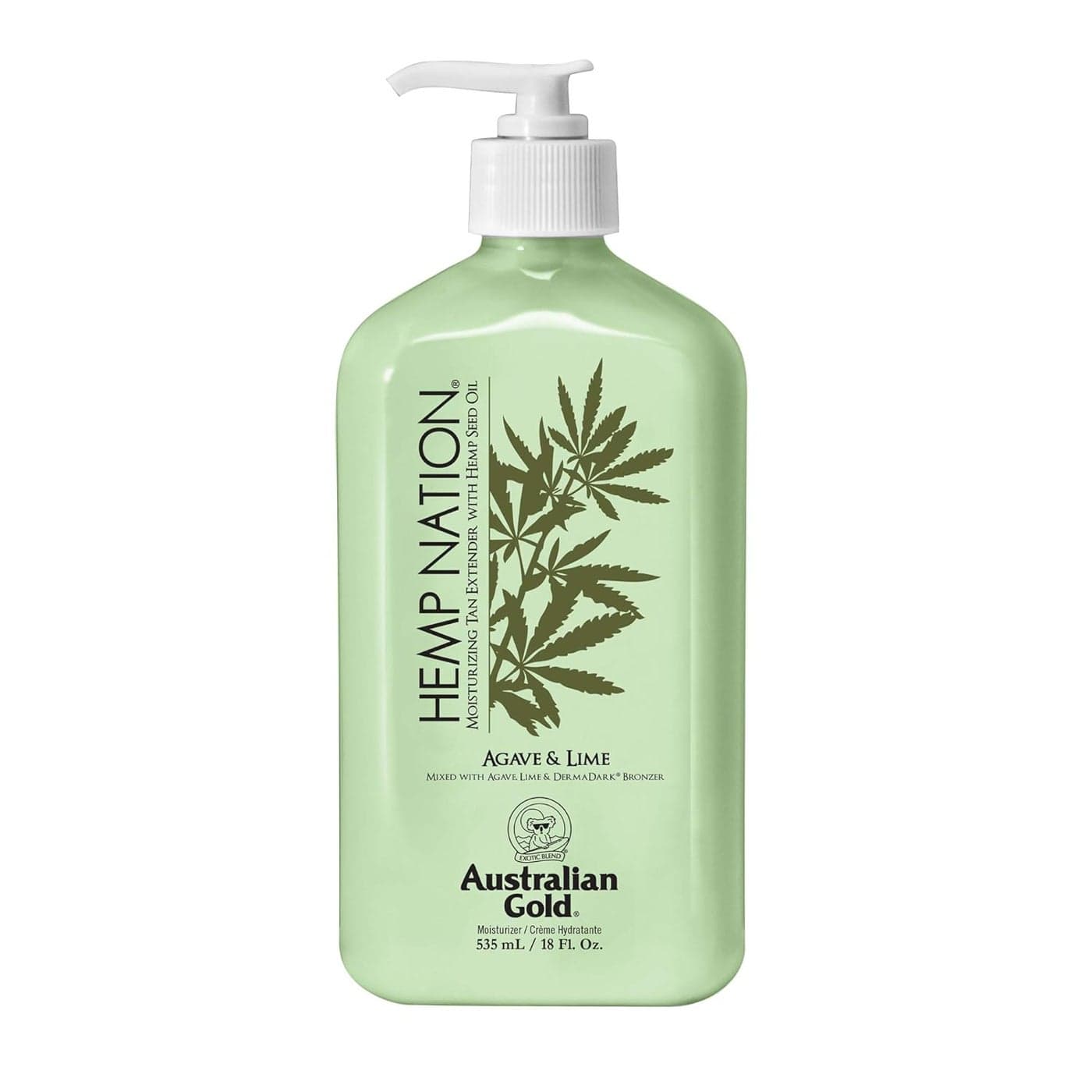 Australian Gold Hemp Nation Agave Lime Moisturizing Tan Extender with Hemp Seed Oil