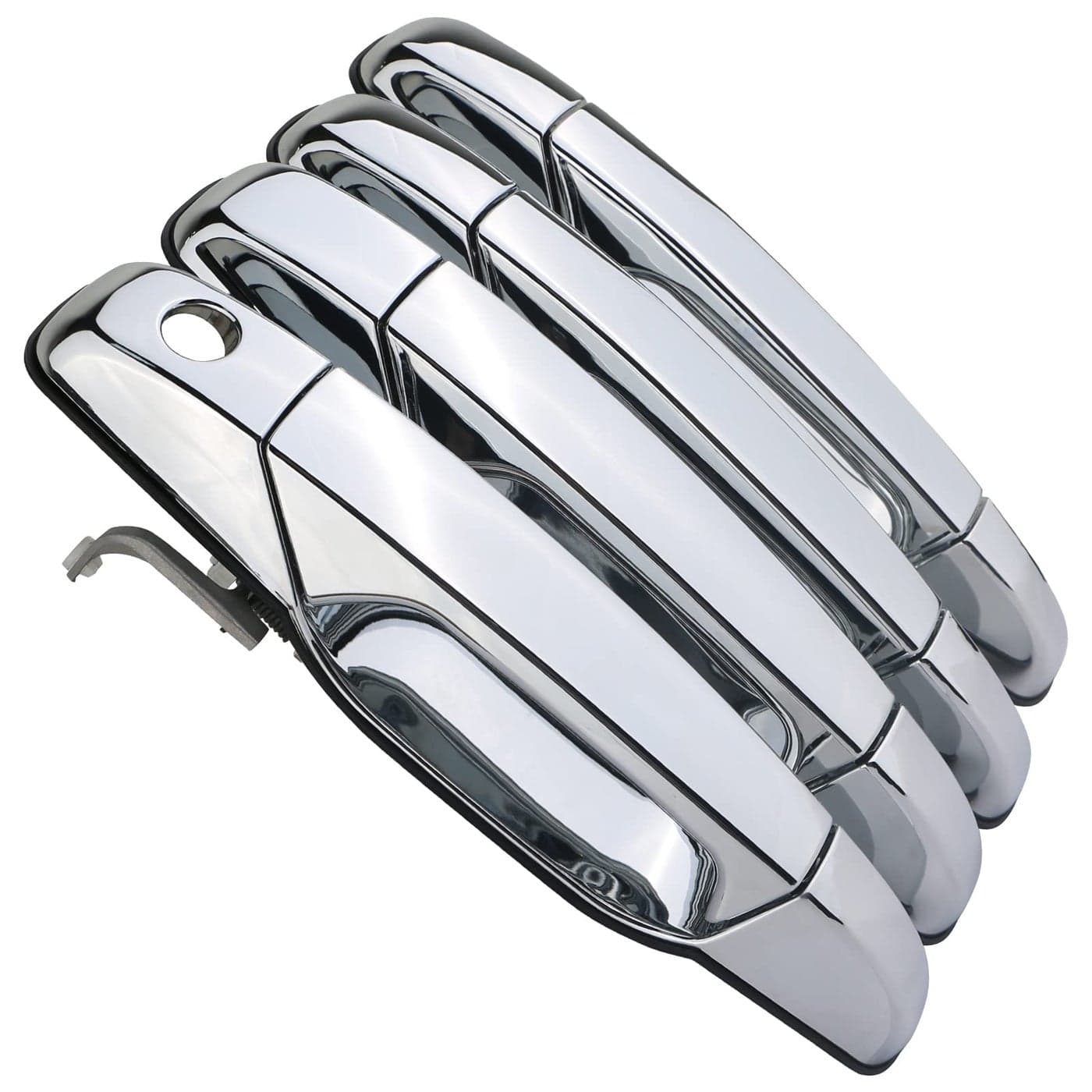 APPERFiT Upgraded Exterior Door Handles Chrome Compatible with 20072013 Chevy Chevrolet Silverado 1500 2500 3500 Suburban Tahoe Avalanche GMC Sierra Yukon Cadillac Escalade