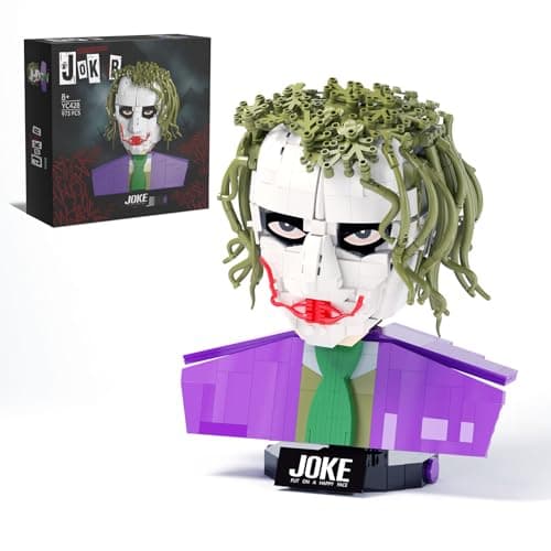 Clown Prince of Crime Building Set Compatible with Lego for Adults Display Collectible Decoration Set for Joke Avid Fans