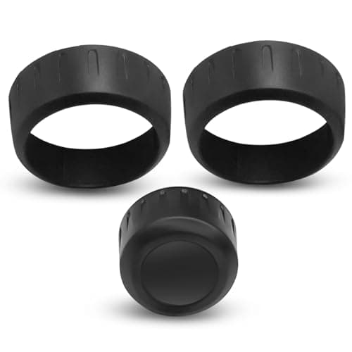 Jaronx Compatible with BMW Climate Control Knob Ring & Radio Volume Button Covers for 1'F20 F21, 2'F22 F23, 3'F30 F31, 4'F32 F33 F36, Air Conditioning Knob AC Climate Button Ring for BMW(Matte Black)