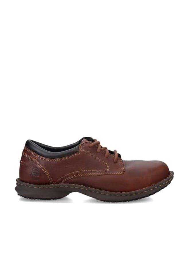 Timberland PRO Men's Gladstone Oxford Alloy Safety Toe Static Dissipative Industrial Casual Work Shoe, Brown, 7.5 M US