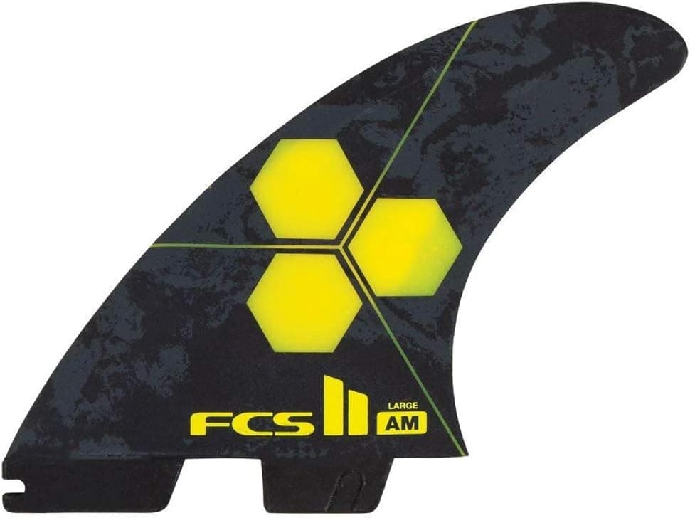 FCS II AM Performance Core Tri Fin Set Yellow Large