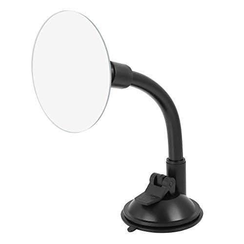 A ABSOPRO Blind Spot Adjustable Car Mirror Rotate Suction Cup Black Arm Rearview Mirror for All Universal Vehicles