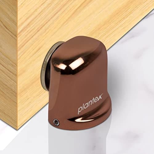 Plantex Magnetic Door Stopper for Home/Gate Stopper for Main Door/Door Stoppers for Home/Door Stopper Magnet/Stops for Doors - Set of 4 (193-Rose Gold)