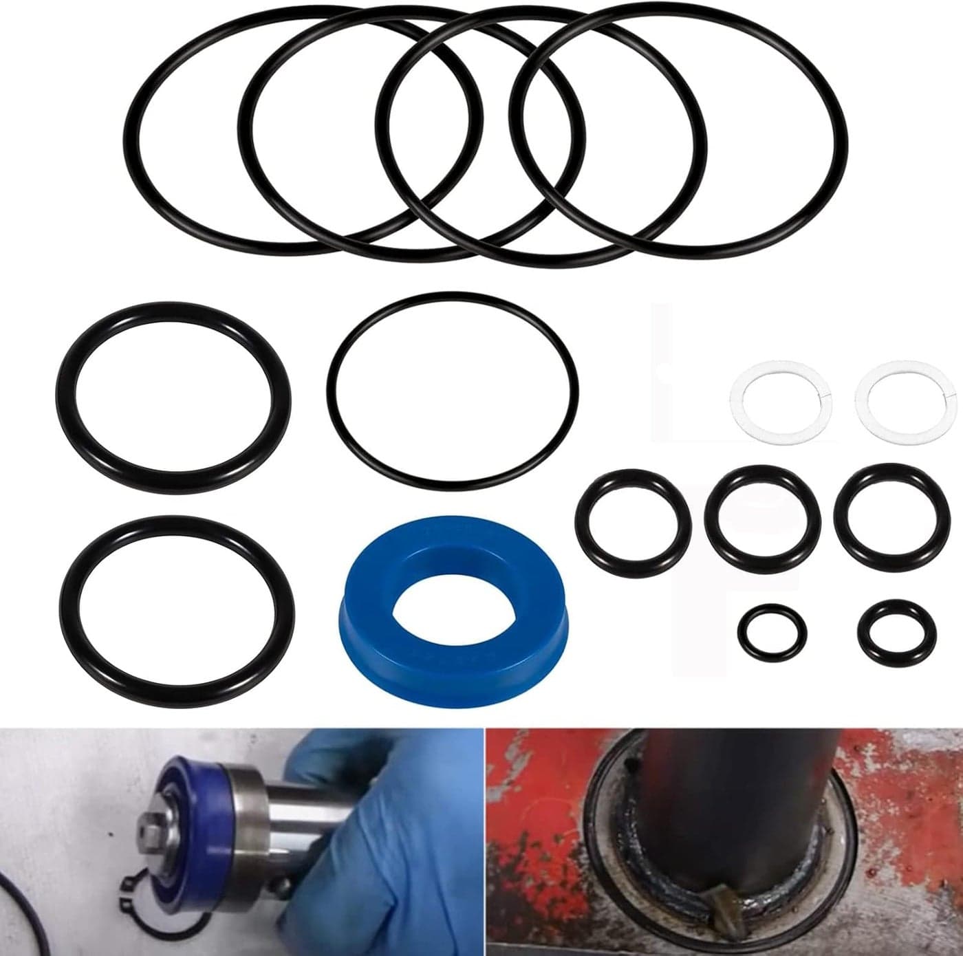 YMT Floor Jack Seal Replacement Kit - 15 PCS for Sears, Craftsman, MVP Models