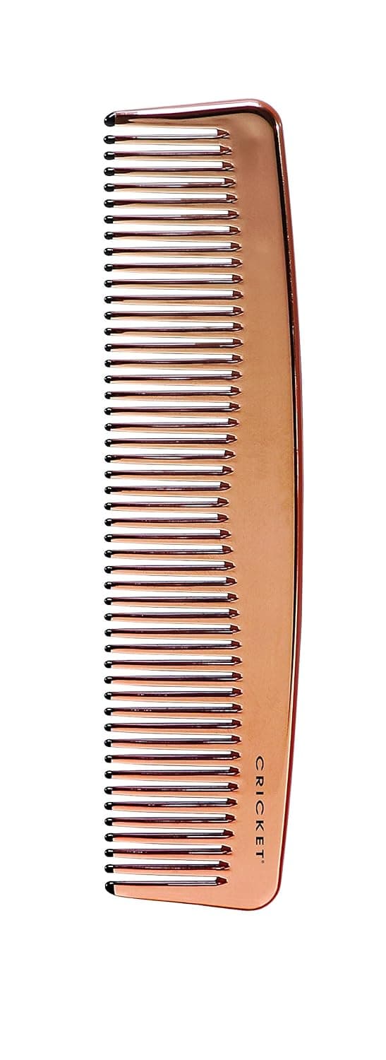 Cricket Copper Clean Dressing Hair Comb Hair Combs for Women Men Stylists FinetoMedium Teeth Reduces Buildup Enhances Shine Designed for Effortless Styling