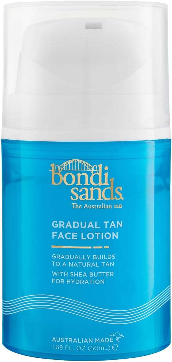 Bondi Sands Gradual Tanning Face Lotion 50mL Gradual Tan Suitable for Sensitive Skin Vegan Cruelty Free 50ml169 FL Oz