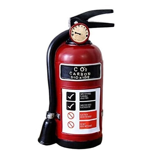 GeekGoodies Fire Design Antique Decorative Showpiece with Money Piggy Coin Bank Red