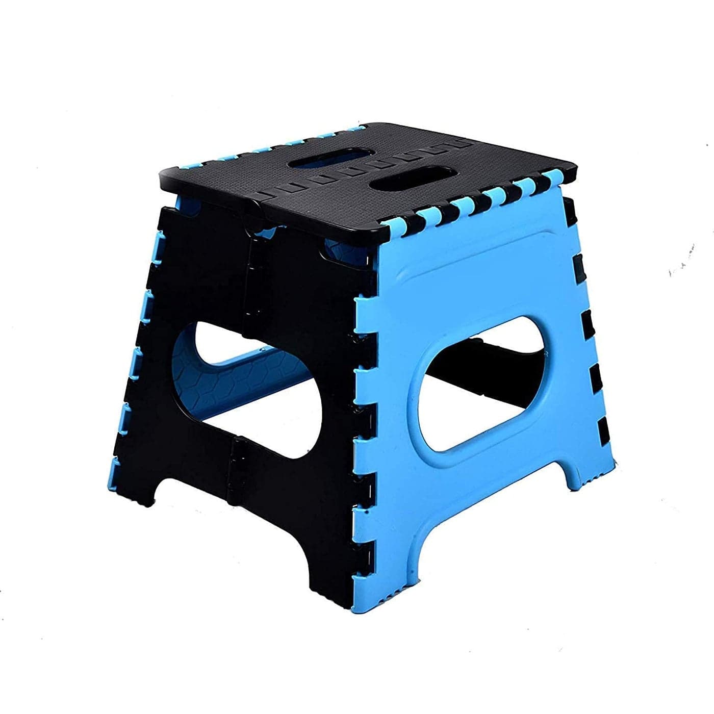 NOBILEA 12 Inches Plastic Super Strong Folding Step Stool for Adults and Kids Kitchen Stepping Stools Garden Step Stool Kitchen Stool