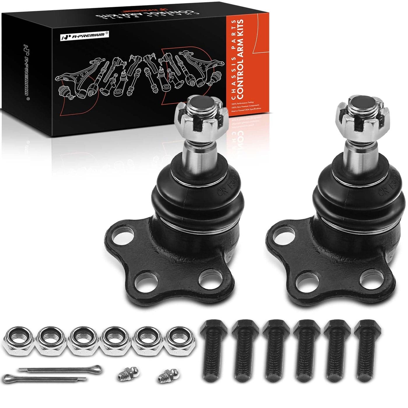 APremium 2 x Front Upper Ball Joint Compatible with Dodge Durango 20002003 Dakota 20002004