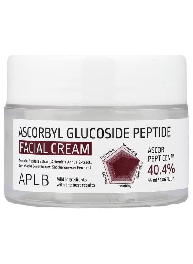 APLB, Ascorbyl Glucoside Peptide Facial Cream, 1.86 fl oz (55 ml)