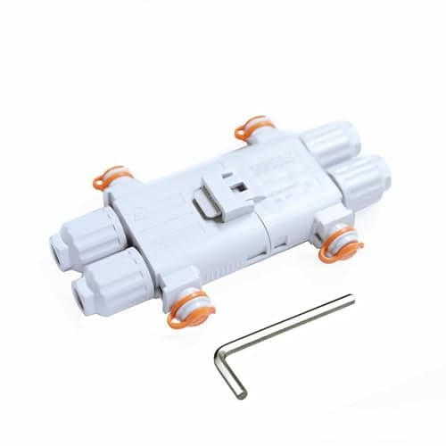 RPTCOTU Anderson Connector Plug Waterproof Anderson Connector 100A 610 Gauge Battery Quick Connect Anderson Plug Heavyduty Quick Connect Jumper Plug for Battery Cable Winch Auto Truck4LM
