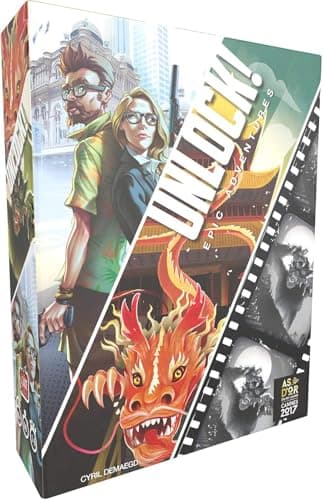 UNLOCK Epic Adventures Card Game Escape RoomInspired Cooperative Adventure Fun Family Game for Kids and Adults Ages 10 16 Players 1 Hour Playtime Made by Space Cowboys