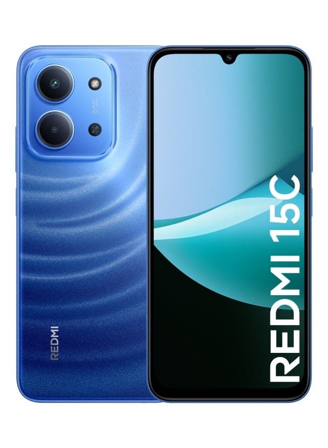 Redmi 15C Dual SIM Moonlight Blue 4GB RAM 128GB 4G - Middle East Version