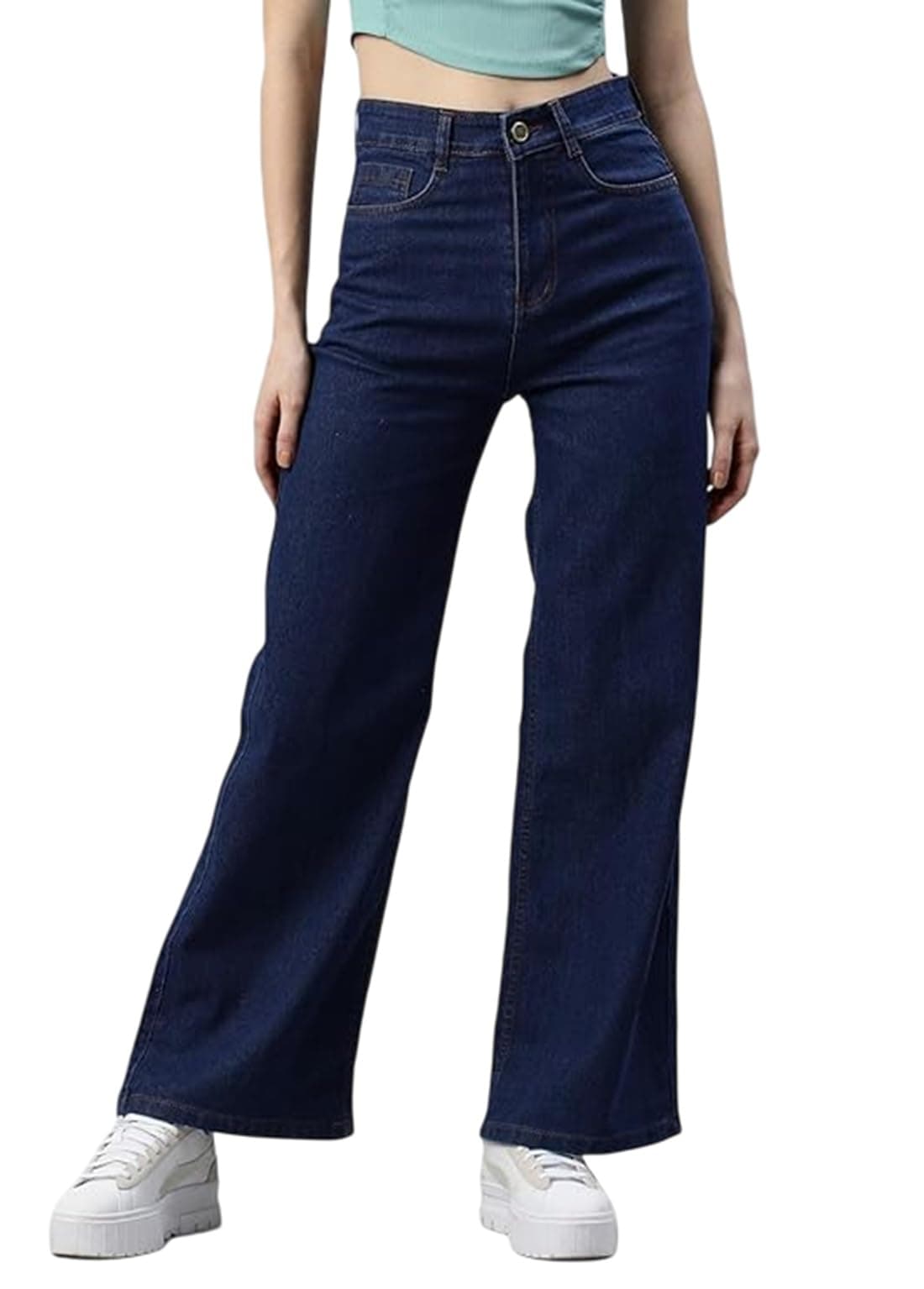 ADBUCKS Wide Leg Jeans for Women | Jeans Pant for Women |