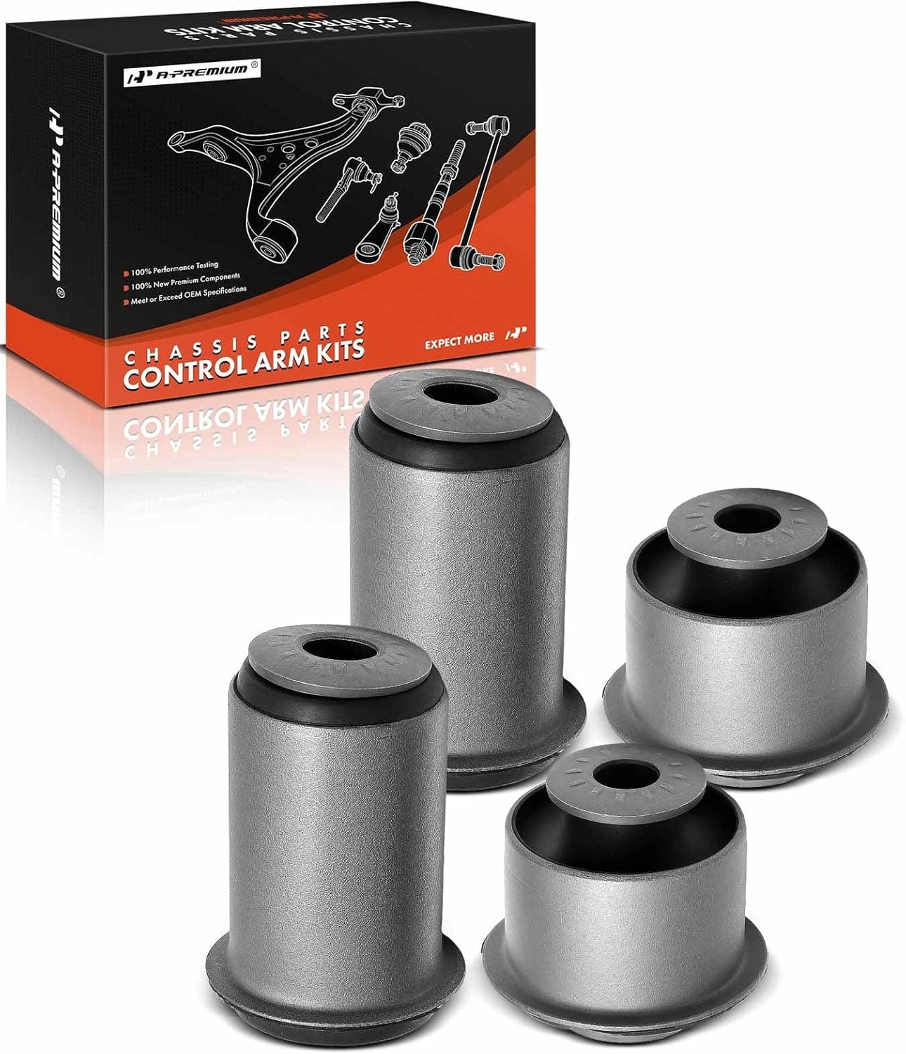 A-Premium Set of 4 Front Lower Control Arm Bushing Kit for Chevrolet Camaro & Pontiac Firebird (1993-2002)