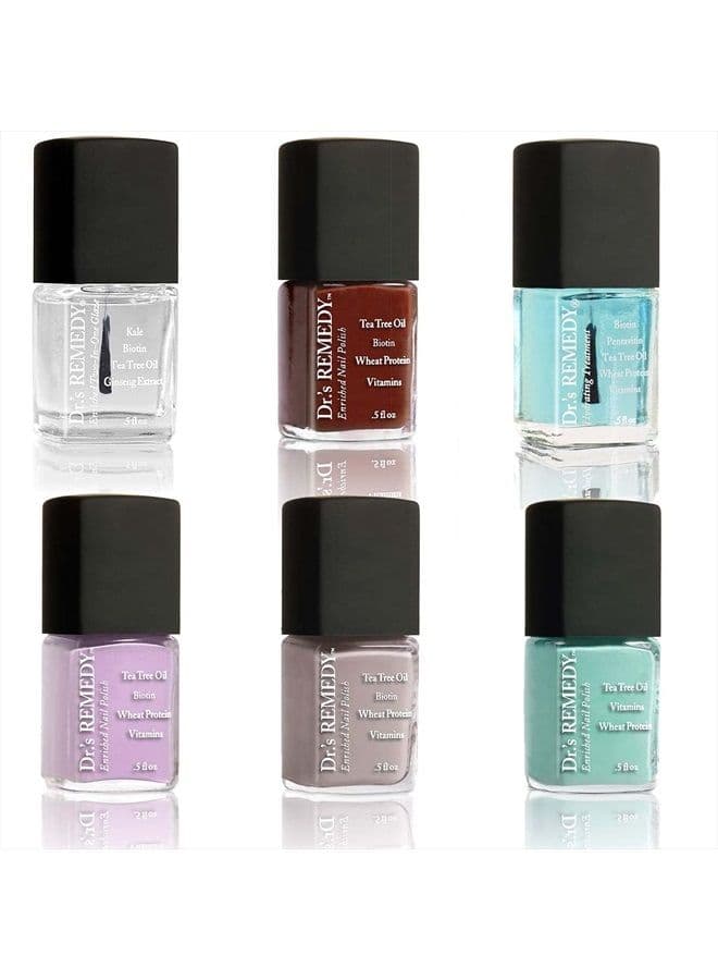 Enriched Nail Polish Kit SATISFYING STOCK-UP Collection Set of 6
