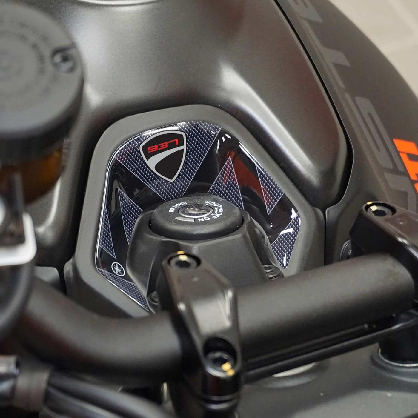 3D Resin Sticker for Ducati Monster 937 Ignition Key Area