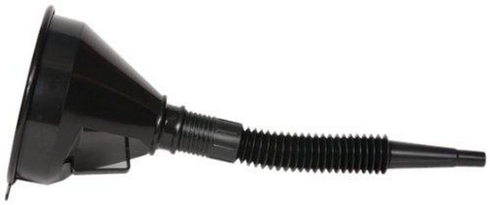 WirthCo 32825 Funnel King Flex Spout Funnel 1 Quart Capacity Black