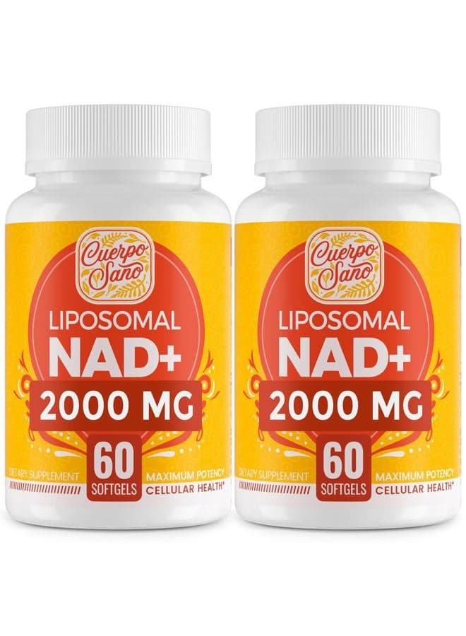 2000 MG NAD Supplement, Liposomal NAD+ with High Absorption, More Efficient Than Nicotinamide Riboside, Pure & Plus Boosting Supplement, Aging Defense, Metabolism & Cellular, 120 softgels
