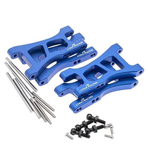 CODA RACING 4Pack Alloy FrontRear Suspension Arms for Traxxas 118 LaTrax Teton Desert Prerunner SST Replaces Part 7630