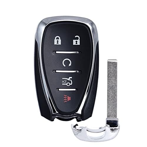 SUPALAND Key Fob Replacement Fits for Chevy Cruze Malibu Camaro Push Start 5 Button 2016 2017 2018 2019 2020 2021 Smart Proximity Keyless Entry Remote Start 13508769 13584497 13529662 433Mhz HYQ4EA