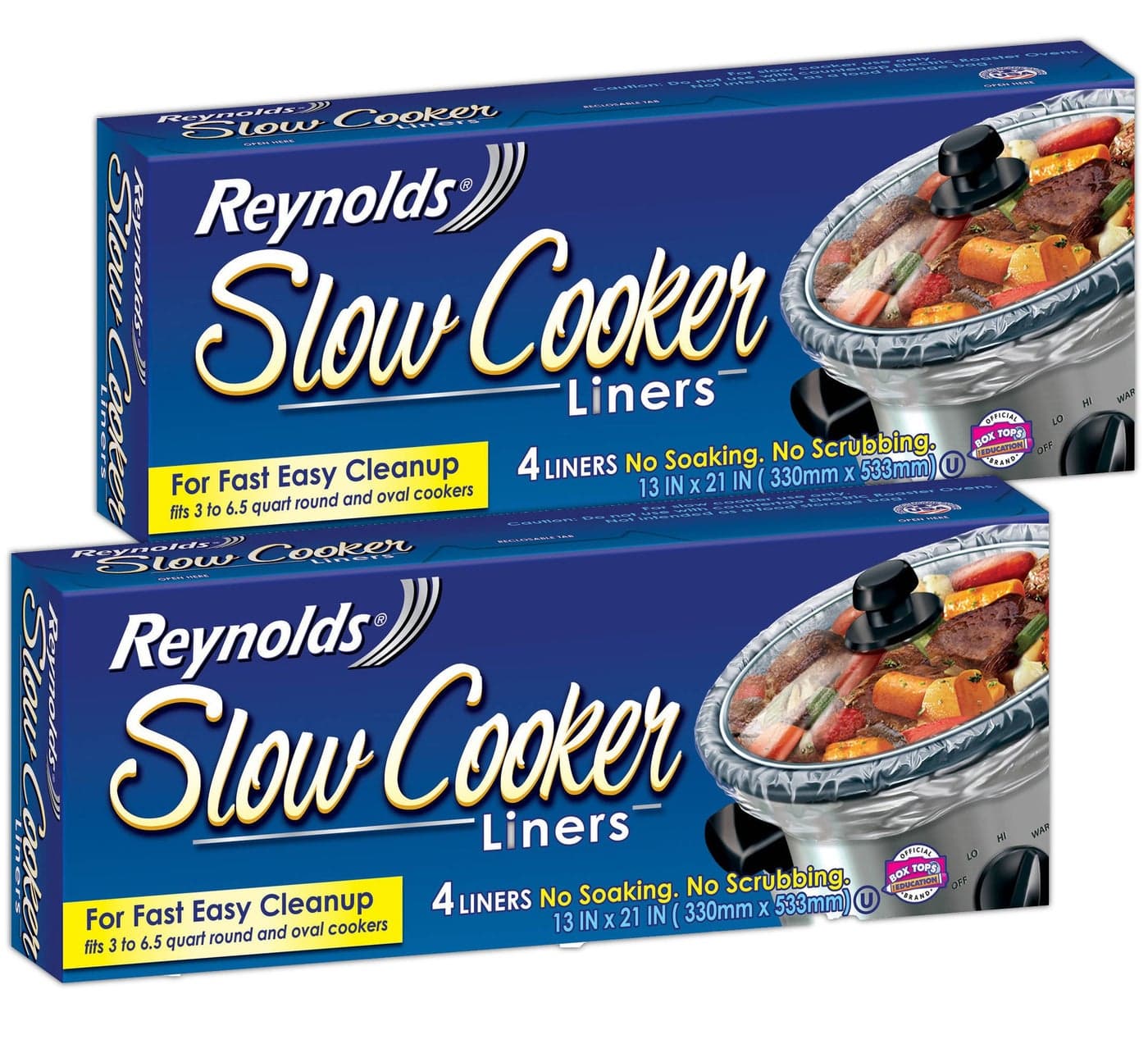 Reynolds Slow Cooker Liners 2 Pack 8 Liners Total