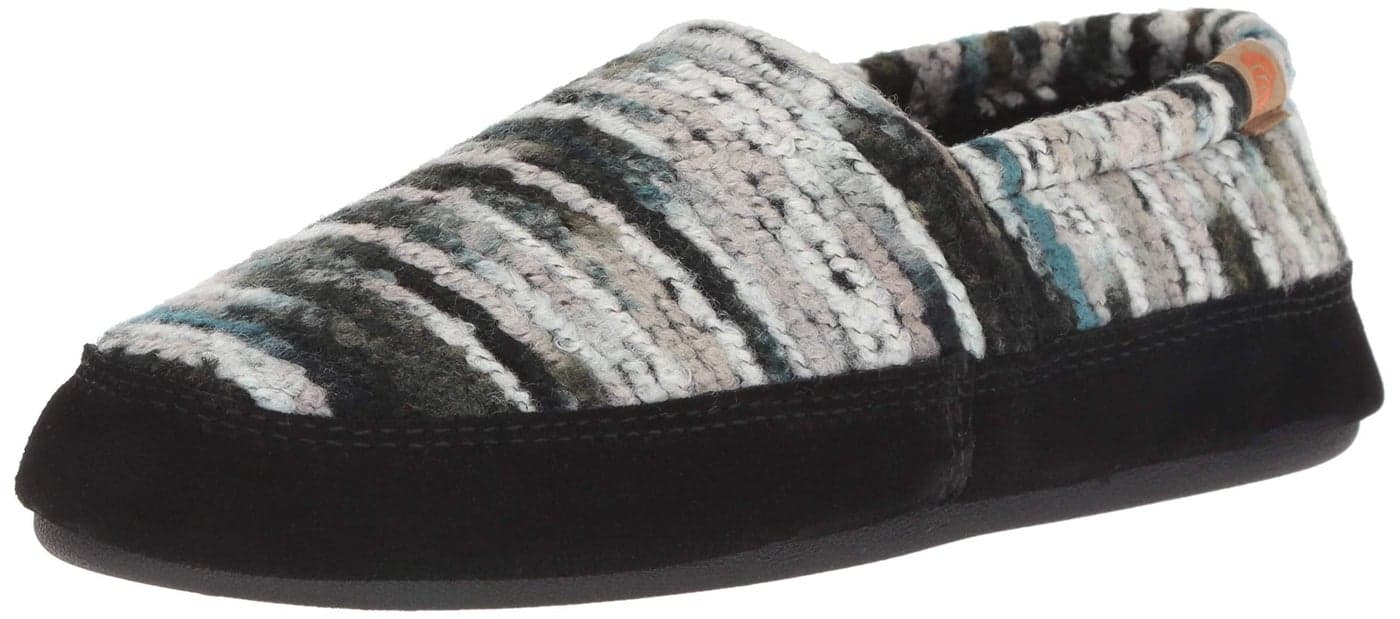 Acorn Women's House Slippers, Wooly Stripes, 8-9
