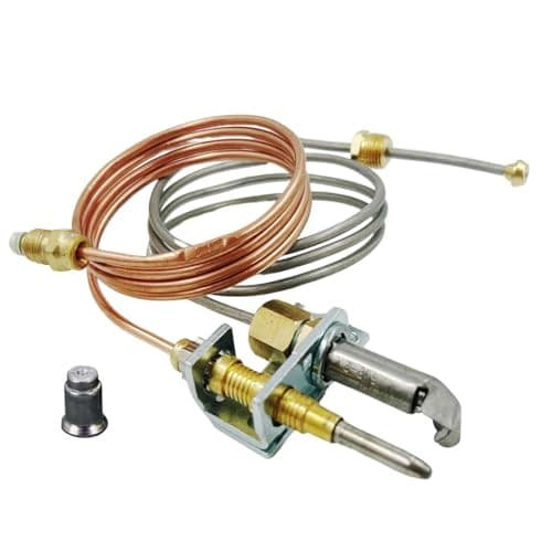 Mensi Replacement Pilot Burner Assembly for Rebertshaw 36 Leads for Natural Gas and LP 102 Compatible for Model HPC10236 102 Pilot Burner Assembly NG with LP