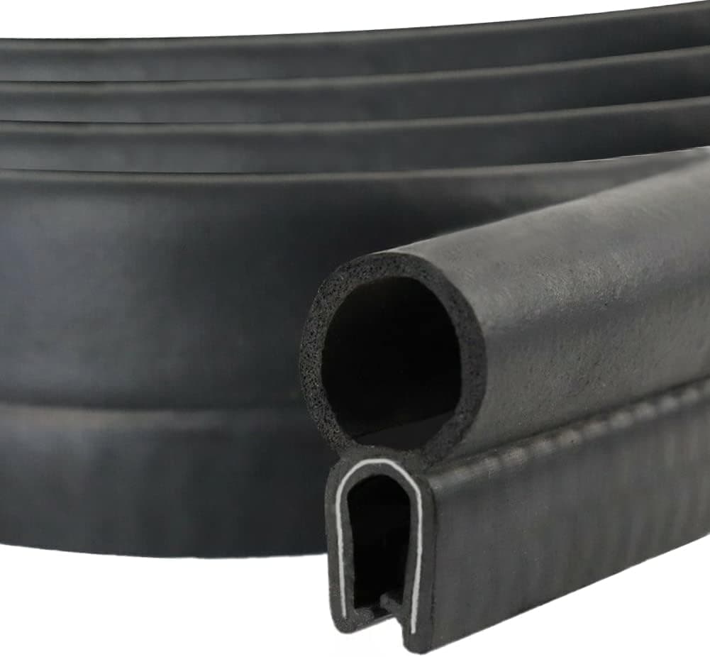 Tintvent Car Door Rubber Seal Strip - 26Ft