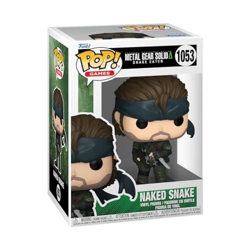 Funko Pop Games Metal Gear Naked Solid Snake Metal Gear Solid Collectable Vinyl Figure Gift Idea Official Merchandise Toys for Kids Adults Video Games Fans