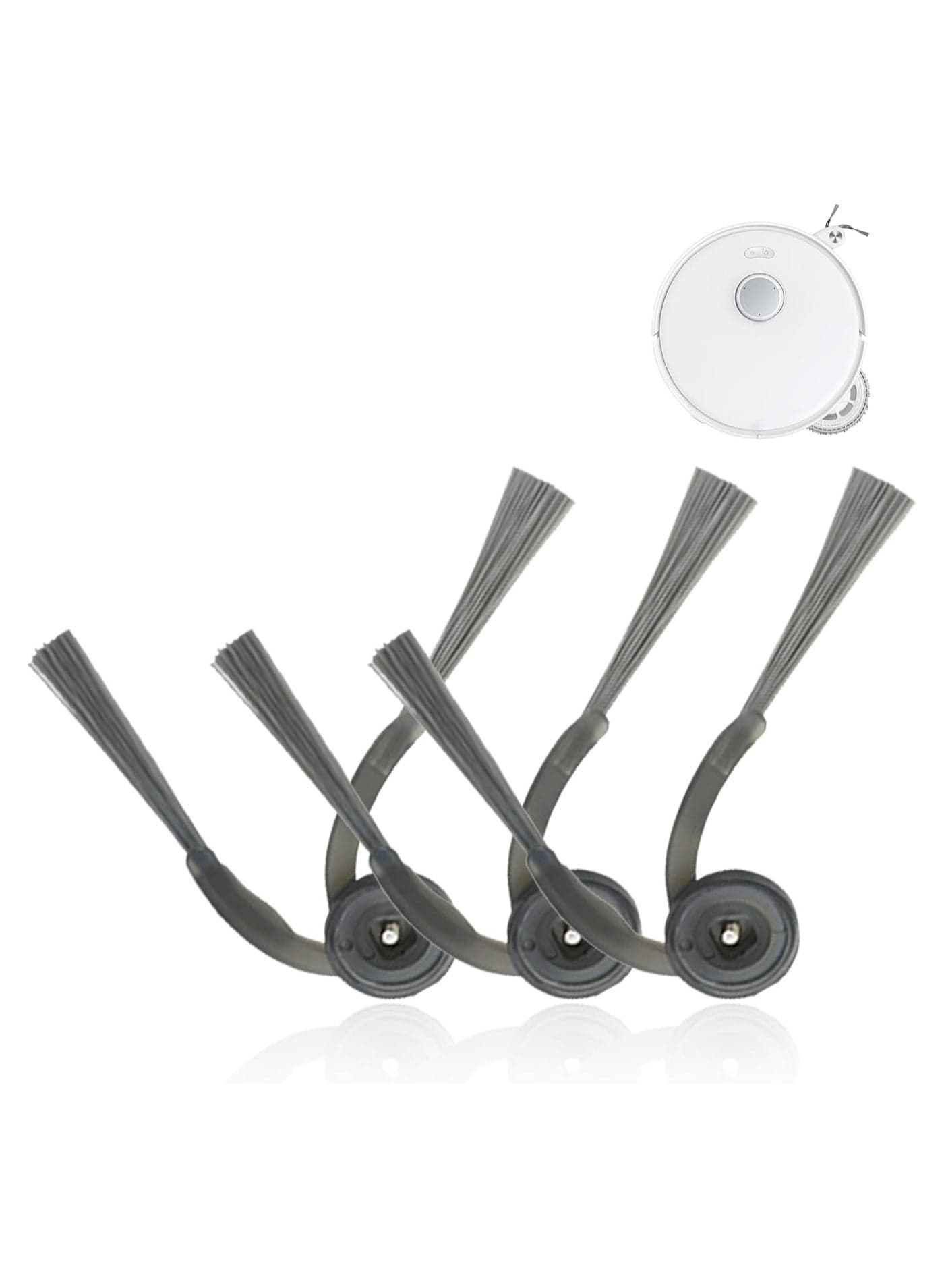 Stone Robot Vacuum Cleaner Qrevo Curv/Qrevo Edge/Qrevo Curv S5X/Qrevo Edge S5A 3-Piece Side Brush Set, Vacuum Cleaner Replacement Side Brushes