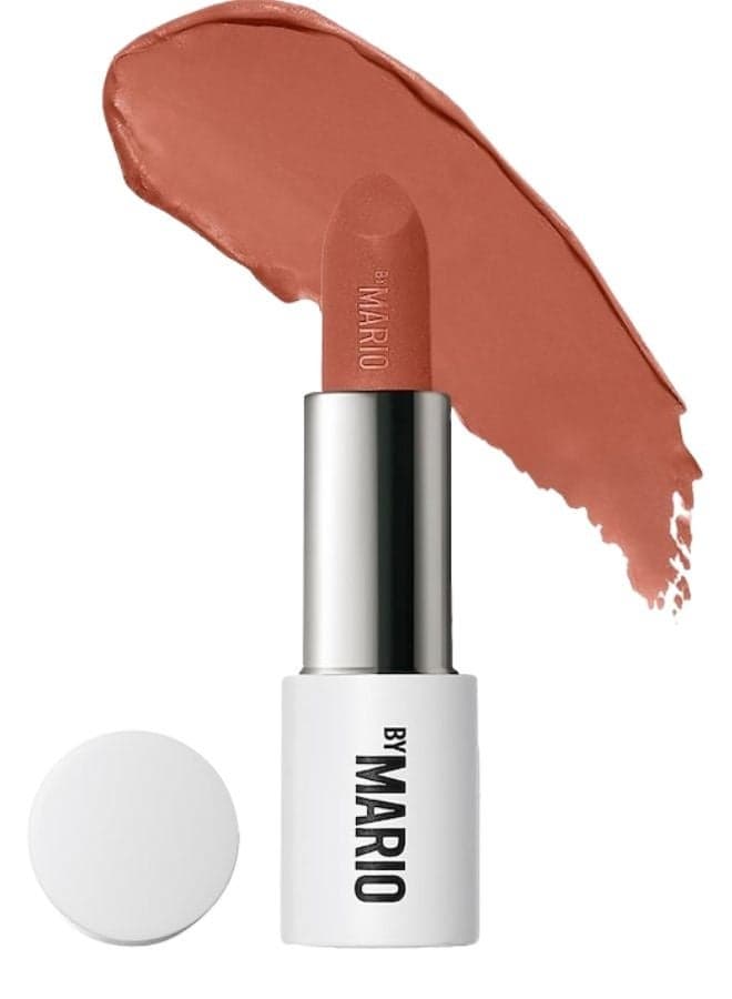 MAKEUP BY MARIO Ultra Suede™ Lipstick 3.5g – Shade Cam – Muted Peachy Nude, Comfortable Wear, High-Pigment, Velvety Matte Finish Lipstick