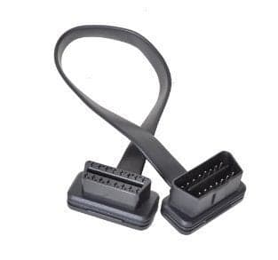 MasTrack OBD2 Scanner - OBD 2 Flat Ribbon Extension Cable 16 Pin Male to Female Port | Extender for Scan Tools, Diagnostic Reader, OBD GPS Tracker | Durable, Flexible, Long Lasting OBD Tracker for Car